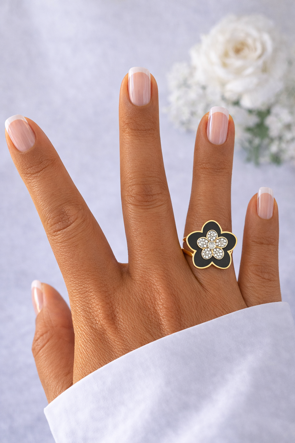Bague Ajustable FLEUR