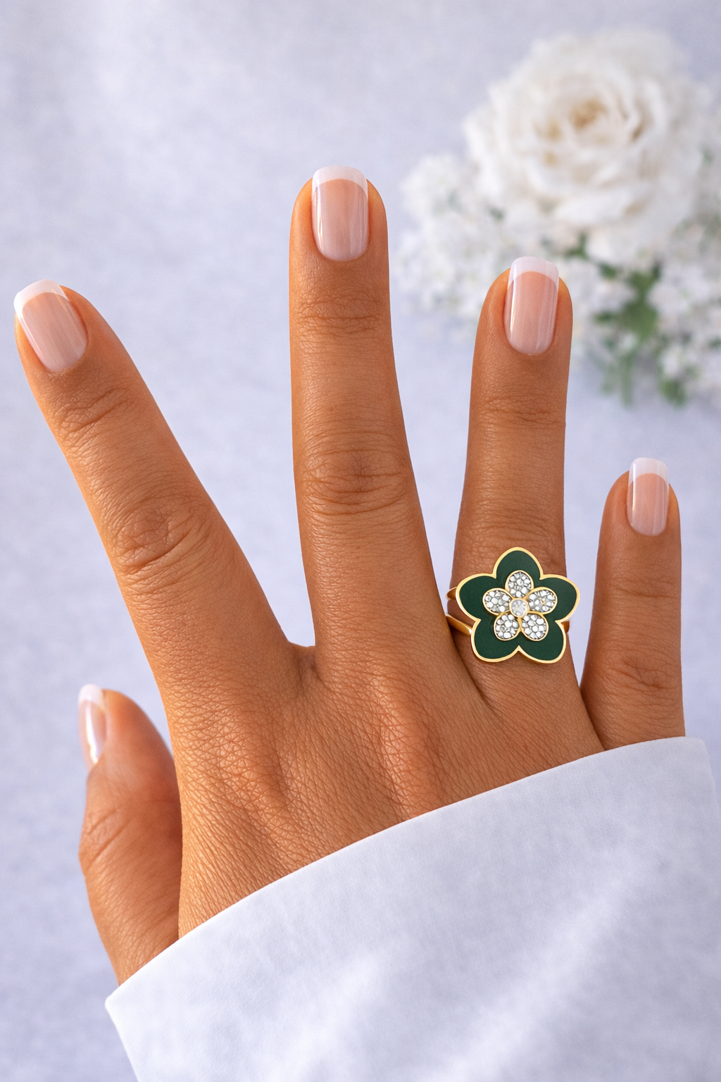 Bague Ajustable FLEUR
