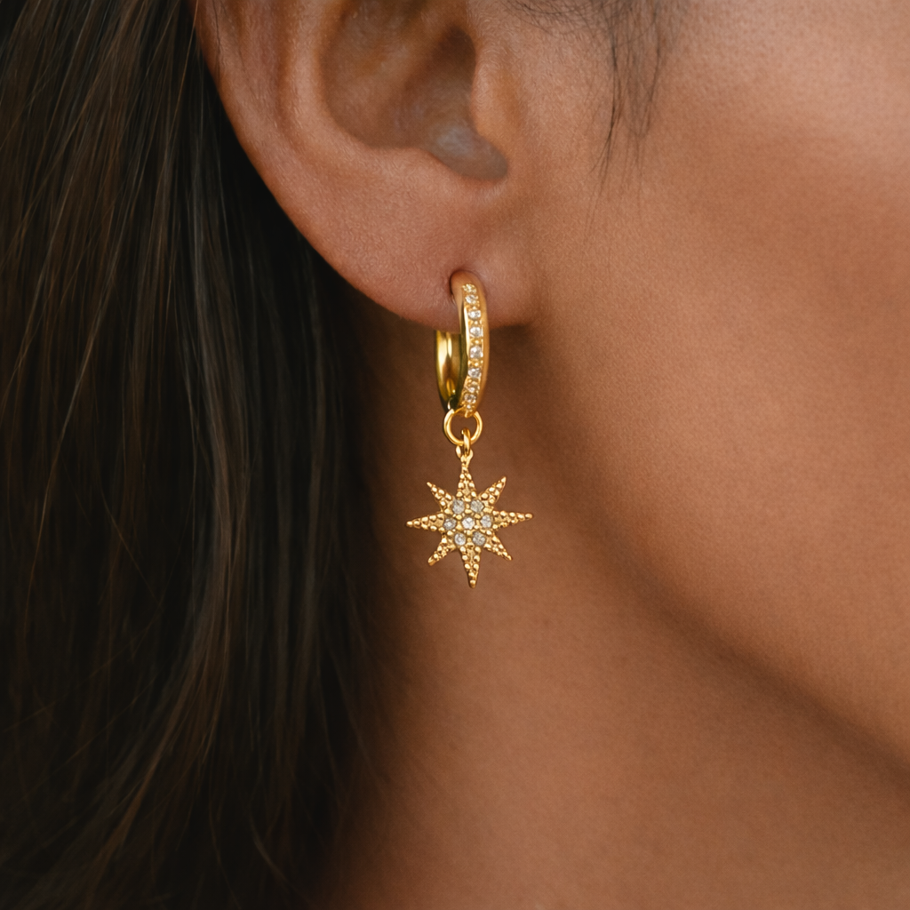 Boucles d'oreilles créole SERINA