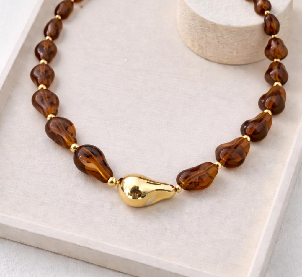 Collier Perle de résine ALMA