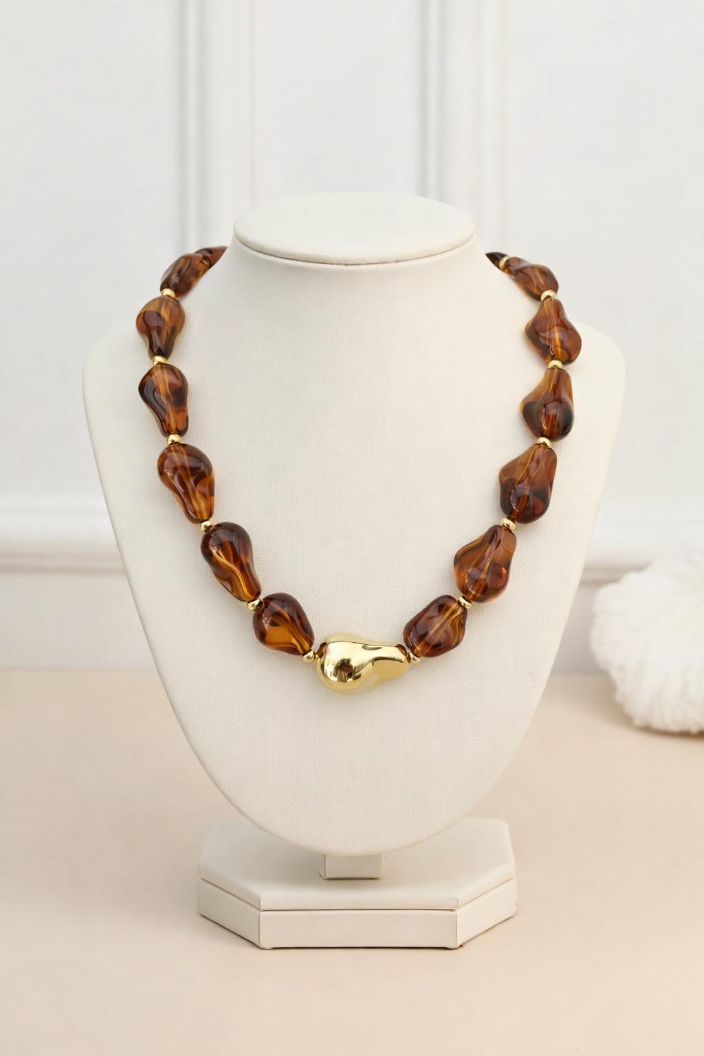 Collier Perle de résine ALMA