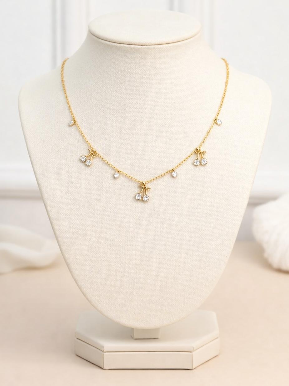 Collier pampille CERISE 